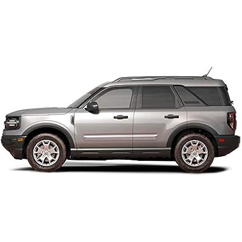 Dawn Enterprises, Inc. FE2-BRONCOSPRT21 Finished End Body Side Molding Compatible with Ford Bronco - Carbonized Grey (M7) Cover