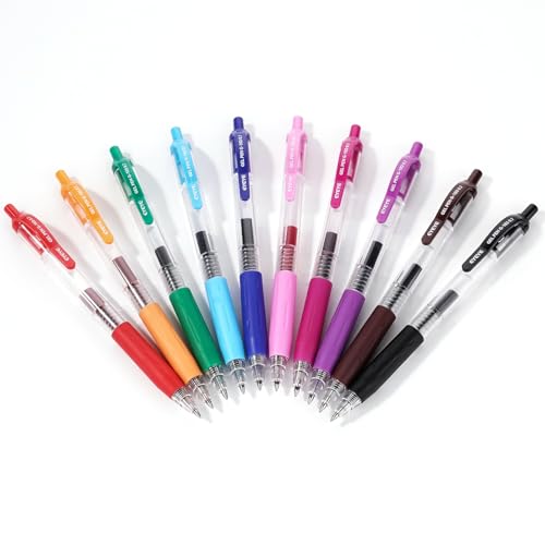 EYEYE G-103 10 stylos à encre gel rétractables, pointe moyenne 0,7 mm – vue 5