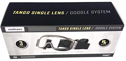 Valken Airsoft Tango Goggles, With 3 Lenses, Olive Frame,One Size #TOP1