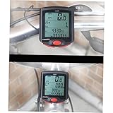 BESPORTBLE Fahrrad Tacho Radfahren Meter Wasserdichter Computer Fahrrad Stoppuhr Black
