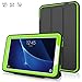 Produktbild DAORANGE Hülle für Samsung Galaxy Tab A 10.1 (SM-T580/T585), Stoßfeste Haltbare Schutzhülle mit Auto Schlaf/Aufwach Funktion Standfunktion für Samsung Galaxy Tab A 10.1 Zoll 2016 (Schwarz+Grün)