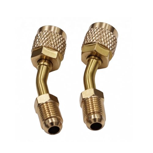 Conectores fluorados 45° R22-R410 1/4 a 5/16 miniatura 5
