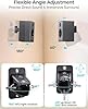 Etour Speaker Wall Mount [11lbs Max], Universal Satellite Rear Surround Sound Speaker Wall Ceiling Mount for Samsung Q990D Rear Speakers, 360° Adjustable Aluminum Alloy with 1/4"-20 5mm 4mm Thread #2
