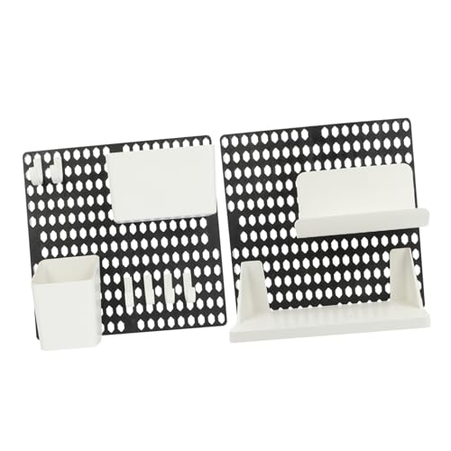 TOGEVAL Hanging Wall Organizer Wall Storage Box Punch for Office School Dormitory