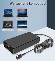 180W Ladekabel Kompatibel mit Acer Nitro 5 7 AN515-53 AN515-54 AN515-55 AN517-41 AN715-52 AN715-55 Predator Helios 300 PH317-51 PH317-52, Predator Triton 300 PT314-51 Laptop Ladegerat Netzteil – Ansicht 3