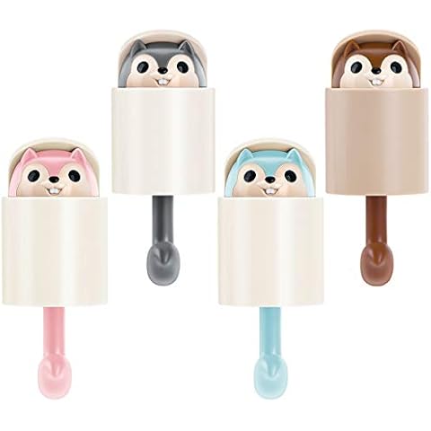 Keleily Ganchos Adhesivos Decorativos Gancho Pared Animal Cover