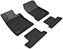 3D MAXpider Custom Fit Kagu Floor Mat (Black) for 2022 Toyota GR86 - Complete Set