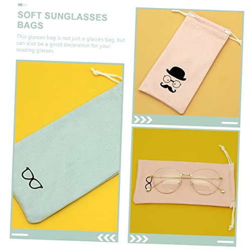 PRETYZOOM 8 Peças Bolsa De Óculos Capa De Óculos De Pano Capa De Óculos Macia Capas De Óculos Macias