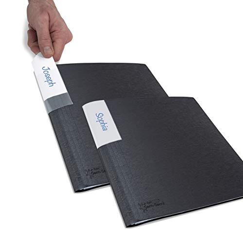 Rapesco 1644 Sichtbuch mit Antibakteriellem Schutz, 40 Hüllen, A4, Schwarz, 2er Pack