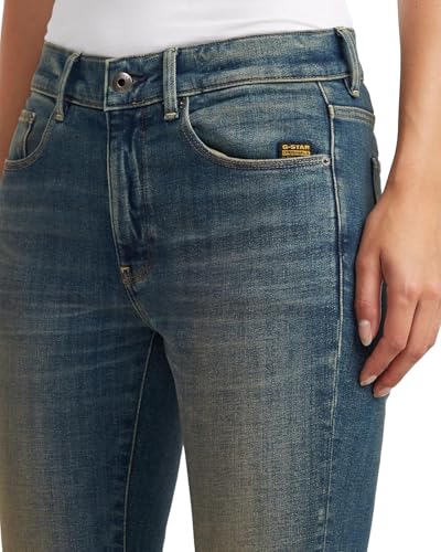 G-STAR Women's 3301 Flare Jeans, Colour Blue, Size: Waist 25, Inseam 32 – Ansicht 5
