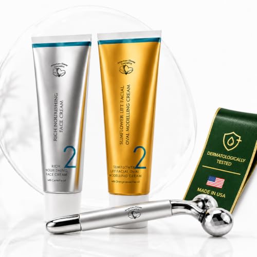 PDRN Neck & Décolleté Firming Collagen Cream Set + Massager, Anti...