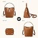 BOSTANTEN Small Bucket Bag for Women Crossbody Bags Trendy Vegan Leather Shoulder Purses Designer Ladies Handbags