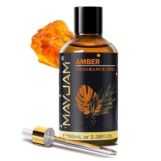 MAYJAM Aceite de Ámbar 100ml, Aceite De Fragancia De Ámbar para Difusor de Aceites Esenciales, Aromaterapia, Dulces Sue os