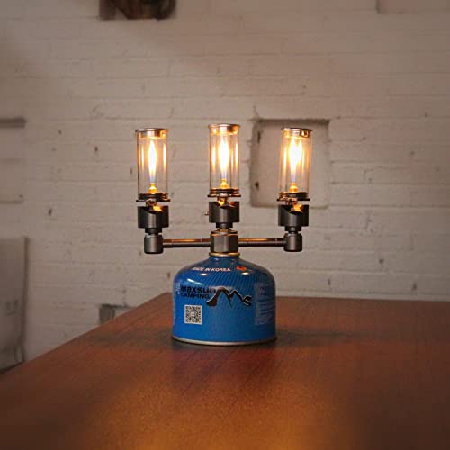 Brs 1 To 3 Outlet Adapter For Butane En417 Lindal Valve Canister Device Camping Lantern Brs-17K #TOP6