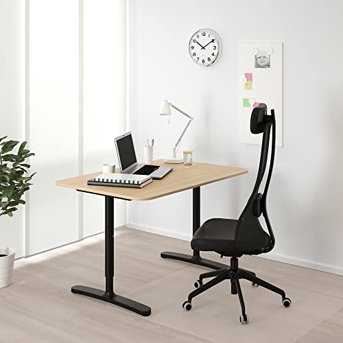 IKEA BEKANT ベカント 120*80 IKEA Bekant Desk 120 x 80 cm Veneer Oak Stained White/Black