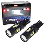 iJDMTOY Extremely Bright 50W CREE High Power 906 912 921 T10 LED Back Up Reverse Lights, Parking Lights, Xenon White Color