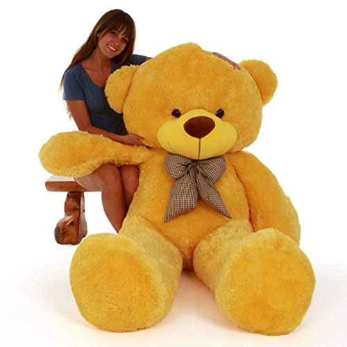 Image of 4 Feet Teddy Bear - Giant Soft Toy in Yellow 48 Inch (4 Feet,Yellow)