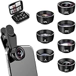 Textiluxe 7 int 1 Phone camera lens kit, Mobile phone camera lenses, macro lens, Wide Lens,macro lens, Filter for iPhone,Samsung and Most Smartphone