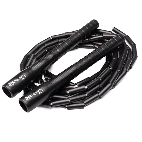 Cuerda profesional para saltar de competición, estilo libre, longitud ajustable (3 m de longitud de cuerda) (negro)