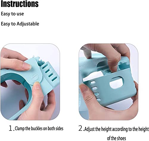 Risetex Shoe Slots Organizer 12 Pack,Shoe Organizer For Closet,Shoe Stacker Increase Space By 200%,Adjustable 4 Level Shoe Space Savers,Double Deck Shoe Rack Holder For Closet (12Pack-White) #TOP5