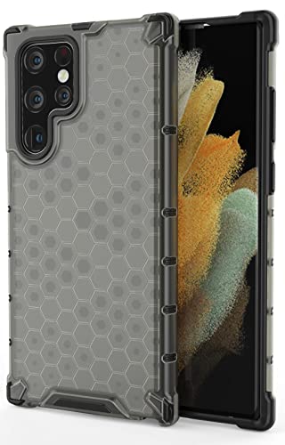 Image of Glasgow Back Case Cover Designed for Samsung Galaxy S22 Ultra 5G - Black