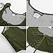 Scarlet Darkness Renaissance Underbust Corset for Women Night Date Bustier Corset Top Solid Olive Green Size 12