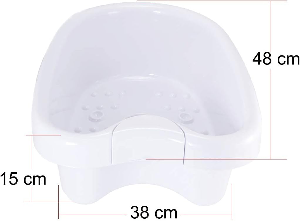 iMeshbean® Upgraded Ion Ionic Detox Foot Bath Aqua Cleanse SPA Machine with Tub & 110 pcs Tub Liners