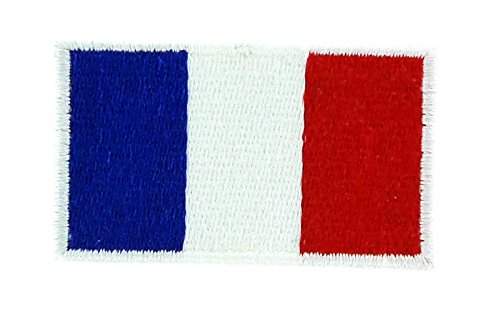 Akacha Patch écusson brodé Drapeau France français thermocollant Backpack Sac à Dos 3x5