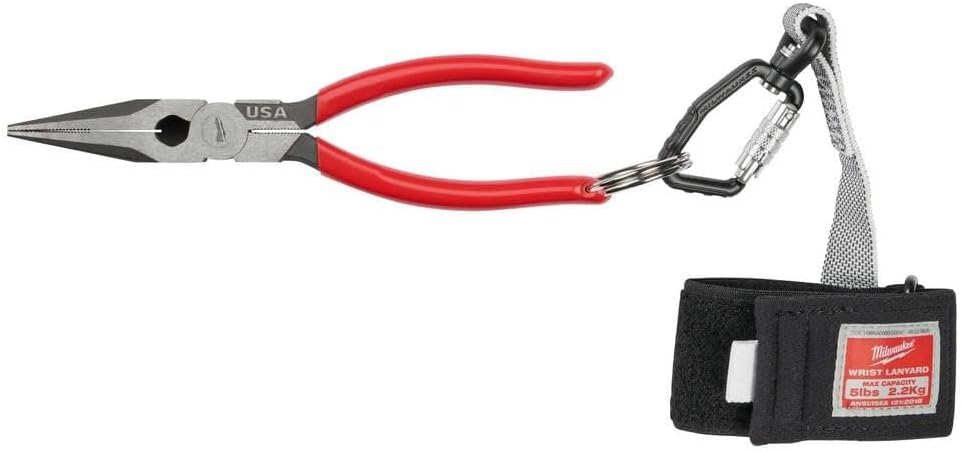 Milwaukee Electric - 8 Long Nose Dipped Grip Pliers USA
