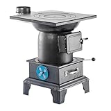 CHAUFFAGE EFFICACE: Nos poêles sont équipés d'un couvercle hermétique, garantissant une étanchéité optimale, réduisant les pertes de chaleur et offrant un chauffage efficace à 360°. Par temps venteux ou pluvieux, la température ambiante augmente rapidement, vous permettant de profiter d'un environnement chaleureux et confortable, même par temps froid.