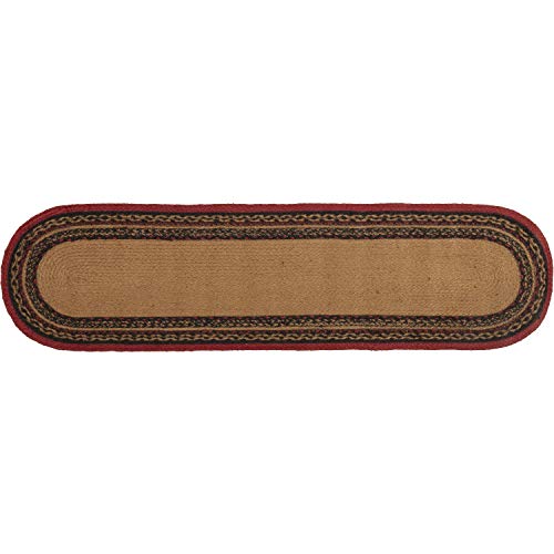 VHC-Brands-Rustic-Lodge-Tabletop-Kitchen-Cumberland-Oval-Jute-Bedding-Accessory-Runner-13×36-Almond-Tan VHC Brands Rustic Lodge Tabletop Kitchen Cumberland Oval Jute Bedding Accessory Runner 13×36 Almond Tan