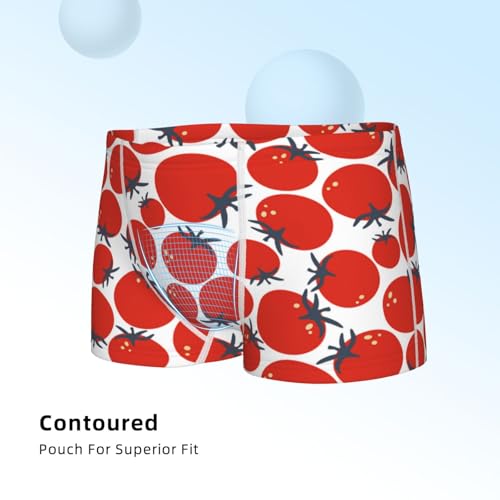 Boys' Cotton Boxer Brief Soft Underwear-Hand Drawn Tomatoes4