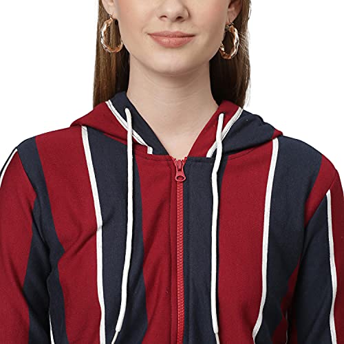Image of Campus Sutra Women's Cotton Crew Neck Sweatshirt