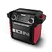 ION Tailgater Classic Outdoor Portable Bluetooth Speaker with Rechargeable Battery, FM Radio, USB Port, IPX5 Water-Resistant, 6.5