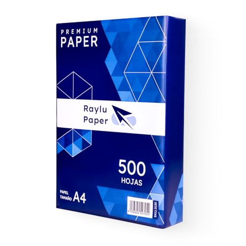 RAYLU PAPER - Folios A4 80gr 500 Hojas de Papel Premium...