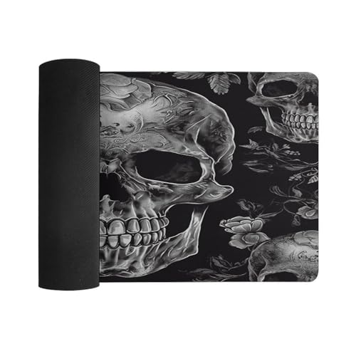 Pad Mouse Grande Estilo Calavera Antideslizante 30x60 cm miniatura 3