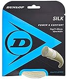 Dunlop Unisex-Adult 624821 Tennis String Silk 12m Set 132mm 1Stück, Natural, One Size
