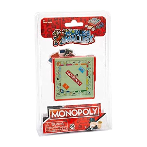 Worlds Smallest Super Impulse 361224 Worlds Smallest Monopoly - Juego de Mesa del Mundo (Mini a Partir de 8 años) | Ya disponible en tu tienda friki favorita! En mundofriki.es!