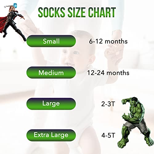 Image of Spiderman Grip Socks, Socks for Toddler Boys, 10 Pack, Spider man Toddler Gripper Socks, Amazing Spiderman Variety Pack