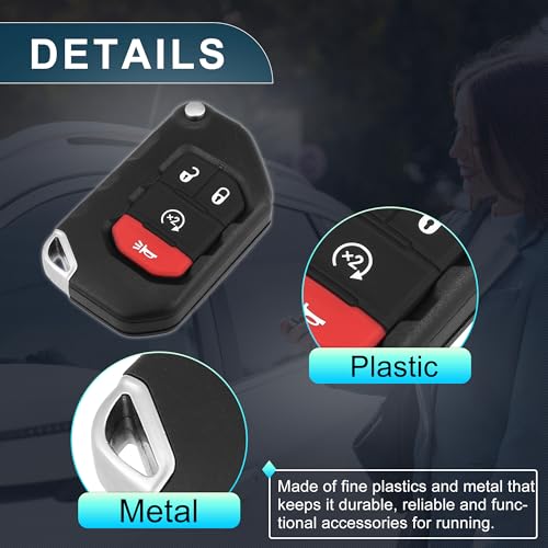 Télécommande de rechange Jeep Gladiator 433,92 MHz OHT1130261