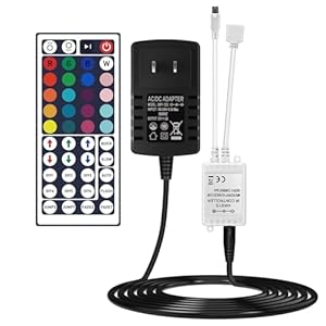 LED Light Strip Remote Controller IR Remote Control Receiver Led Light Adapter Connector Set for Receiver RGB 5050 2835 3528 Strip Lights
