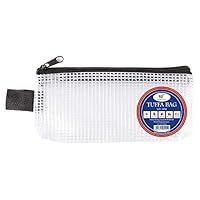 Estuche Escolar PVC Transparente MYSXN - 20x7.5x3cm, Cremallera, Color Negro Organizador útiles Escuela