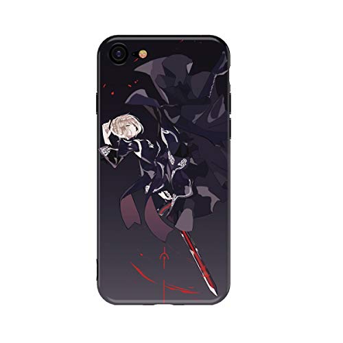THE DREAMY LIFT iphone 7/8/SE2 ケース カバー アニメ 漫画 20個模様 二頭身 FGO Fate/Grand Order fate stay night 綺麗 萌え ゲーム グッズ スマホ アイフォンケース シェル ストラップ おしゃれ IMD TPU かわいい フィギュア ソフト 耐衝撃 レンズ保護 脱着簡単 指紋防止 スリム 軽量 傷防止 (iphone 7/8/SE2, セイバーオルタ 2)
