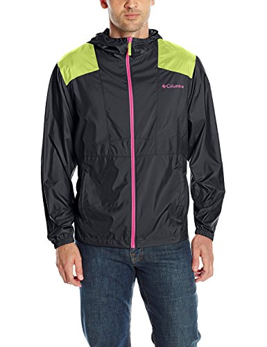 Image of Columbia Hood Polyester Regular Fit Mens Active Wear Jacket (S22-KM3972-011-P)