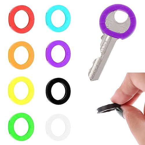 ASYKNM Set di 8 Coprichiave in Gomma Flessibile