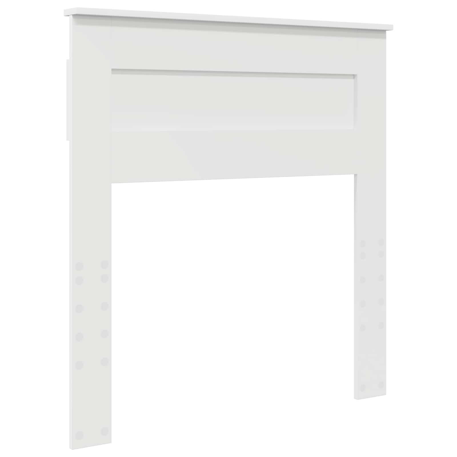 vidaXL Headboard White Engineered wood