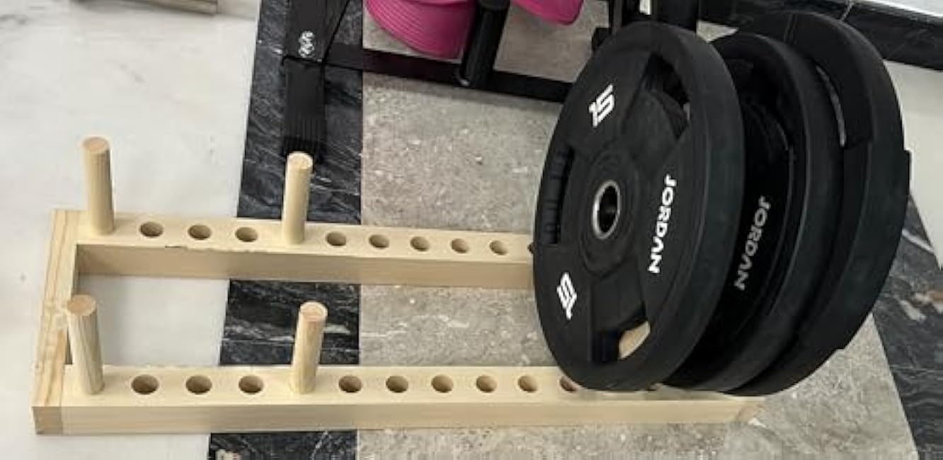 MAUMI Horizontal Plate Bar Rack, Wood