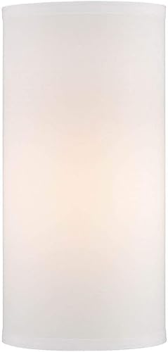 Portavelas de cristal esmerilado para velas de extremo abierto, portavelas de vidrio esmerilado de huracán de varios tamaños (3 x 6 pulgadas)