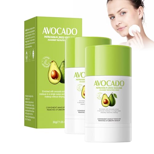 Tkekruh 2PC Bálsamo Limpiador 30g, Bálsamo Limpiador Calmante, Bálsamo que Fonde el Maquillaje en Aceite, Desmaquillante, Limpiador de la Piel, Fácil de Enjuagar, para Todo Tipo de Pieles