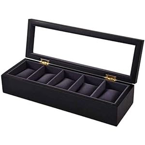 Luxus Uhrenbox Schwarz Modell 14131